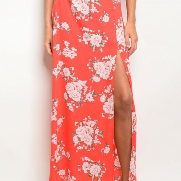 Favlux Red Rose Maxi Skirt - Picture 3 of 5
